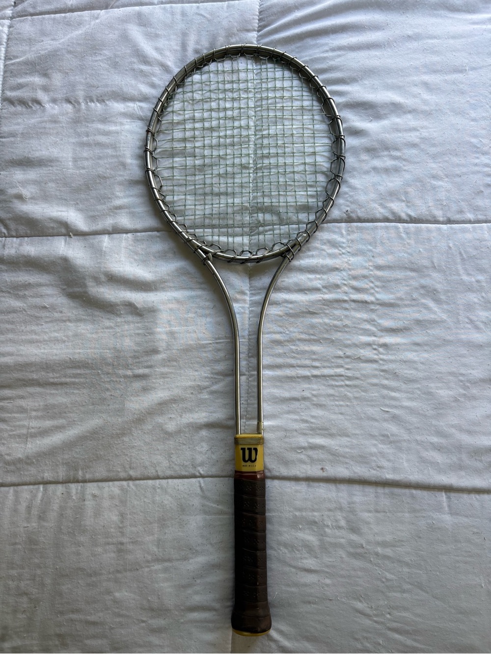 Rare Vintage Wilson T2000 Steel Tennis Racket
